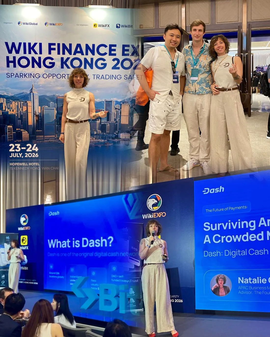 Natalia speaking at HK WikiExpo