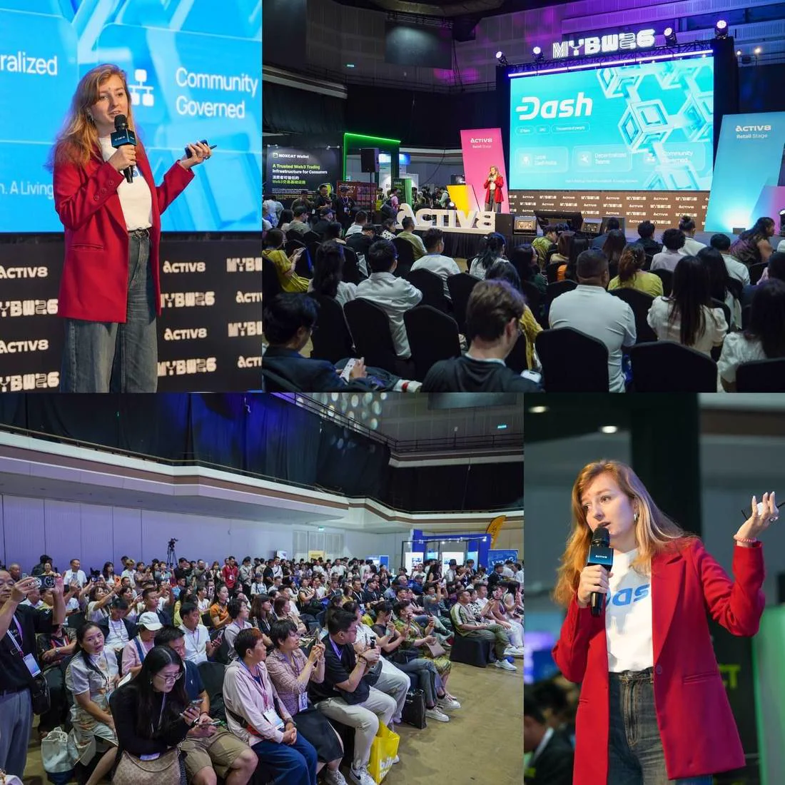 Daria on the MyBW keynote stage
