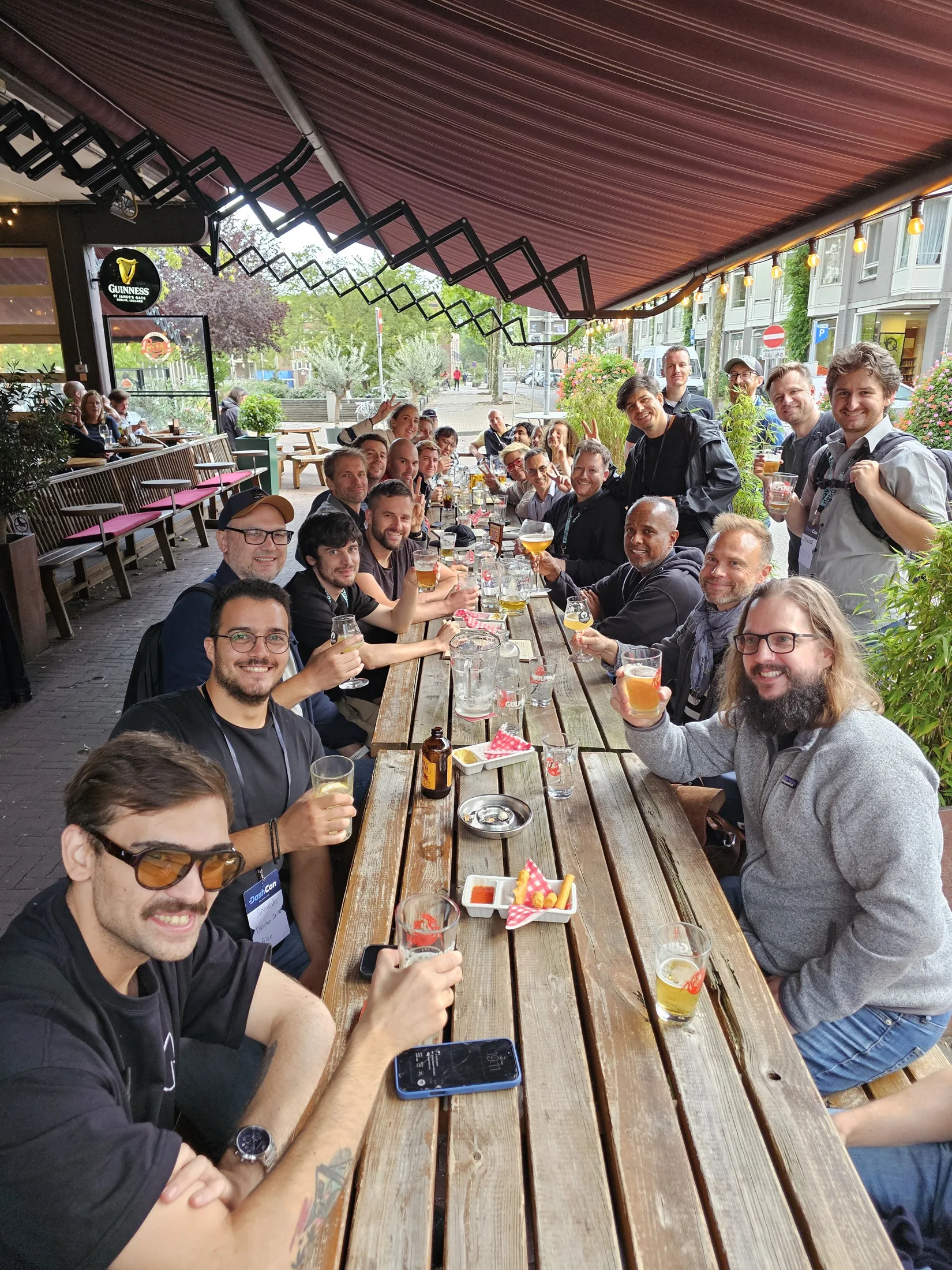 DashCon attendees together in Amsterdam