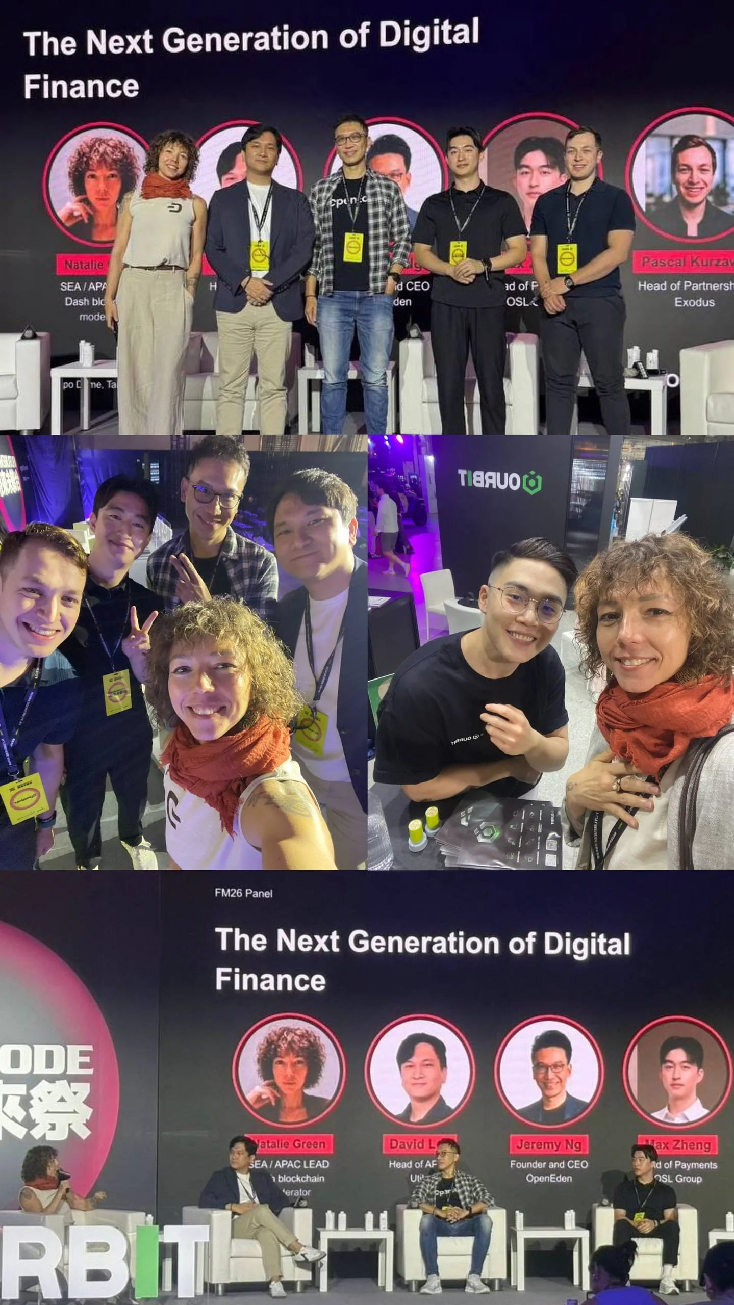 Natalia and fellow panelists at FUTUREMODE Taipei